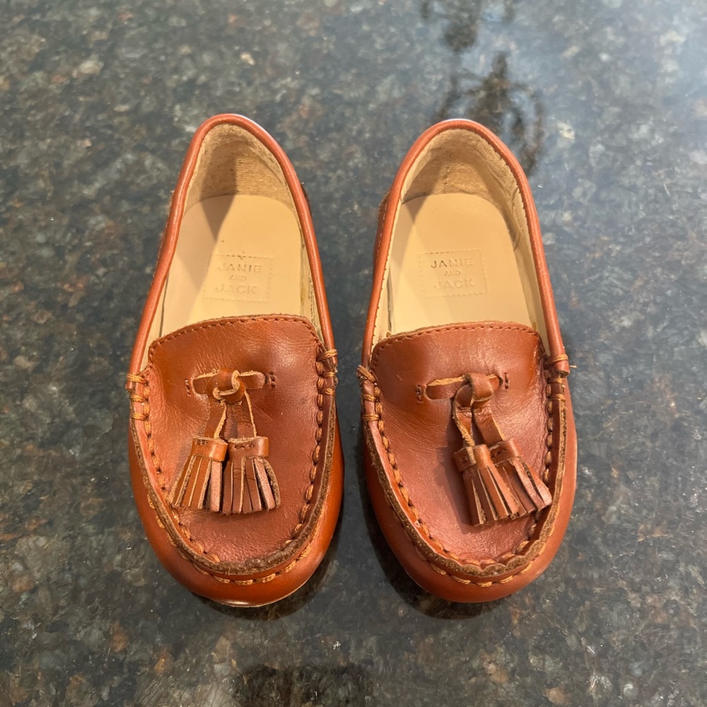 Janie & Jack baby / toddler loafers size 5